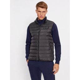 EA7 Emporio Armani Mellény 6RPQ02 PN5ZZ 1200 Fekete Regular Fit