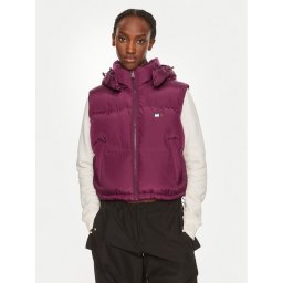 Tommy Jeans Mellény Alaska DW0DW18611 Bordó Cropped Fit
