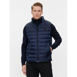 Boss Mellény Odeno1 50505255 Sötétkék Slim Fit