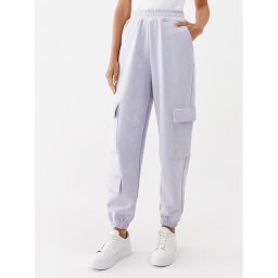 Guess Melegítő alsó V3YB05 KBC00 Lila Regular Fit