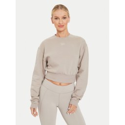 Reebok Pulóver Fleece Coverup 100076068 Barna Regular Fit