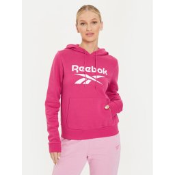 Reebok Pulóver Fleece Hoodie Rózsaszín Regular Fit