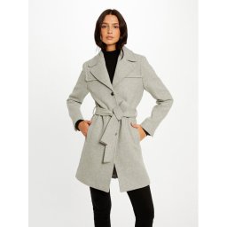 Morgan Gyapjú kabát 232-GENIAL Szürke Regular Fit