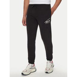 Tommy Jeans Melegítő alsó Entry Graphic DM0DM19479 Fekete Slim Fit