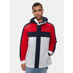 Tommy Jeans Parka Archive DM0DM19477 Piros Relaxed Fit