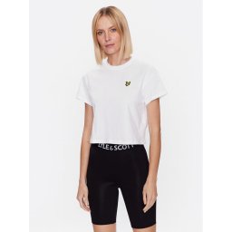 Lyle & Scott Póló Cropped TSW1607V Fehér Regular Fit