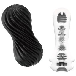 TENGA Flex - maszturbátor férfiaknak (fekete)