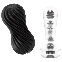 TENGA Flex - maszturbátor férfiaknak (fekete)