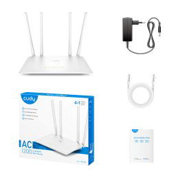 Cudy WR1200 AC1200 2,4Ghz+5Ghz Wi-Fi Router