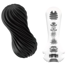 TENGA Flex - maszturbátor férfiaknak (fekete)