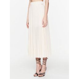 Patrizia Pepe Rakott szoknya 8G0324/AD08-B753 Ekru Regular Fit