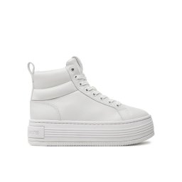 Calvin Klein Sportcipők Bold Platf Mid Oh Mg Lth YW0YW01583 Fehér