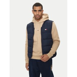 Tommy Jeans Mellény DM0DM18899 Sötétkék Regular Fit
