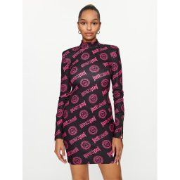 Just Cavalli Koktélruha 75PAO935 Rózsaszín Slim Fit