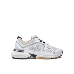 Tommy Hilfiger Sportcipők M Runner Tech Knit FM0FM05109 Fehér