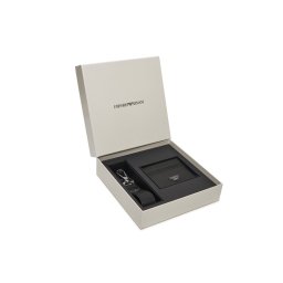 Emporio Armani Kártyatartó és kulcstartó szett Y4R606 Y138E 81072 Fekete