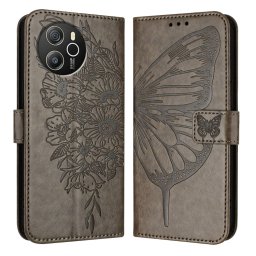 ART BUTTERFLY Tárcahuzat a Blackview-hoz Shark 8 szürke