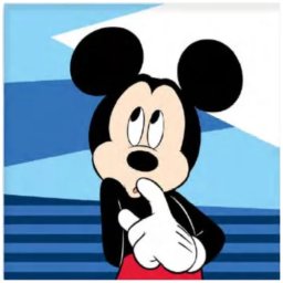Mickey kéztörlő, arctörlő, törölköző 30x30 cm Nr 01