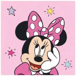 Minnie kéztörlő, arctörlő, törölköző 30x30 cm Nr 01