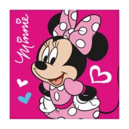 Minnie kéztörlő, arctörlő, törölköző 30x30 cm Nr 02