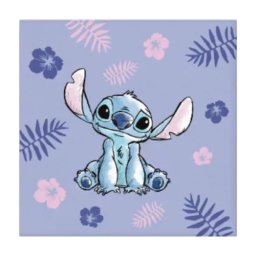 Lilo és Stitch, A csillagkutya kéztörlő, arctörlő, törölköző 30x30 cm Nr 01