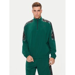 Reebok Pulóver Train Motion 100075353 Zöld Relaxed Fit