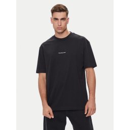 Calvin Klein Jeans Póló City Grid Map J30J325689 Fekete Regular Fit
