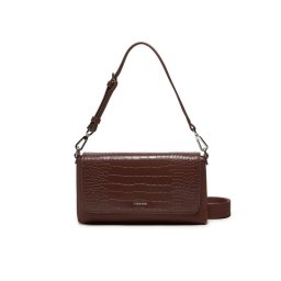 Calvin Klein Táska Ck Must Shoulder Bag_Croco K60K612111 Barna