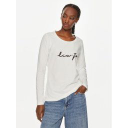 Liu Jo Sport Blúz TF4077 JS088 Ekru Regular Fit