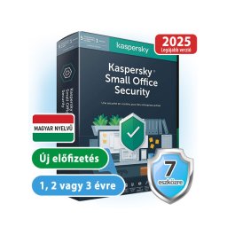 Kaspersky Small Office Security 7 PC-re, 1 szerverre, 1 éves előfizetés