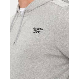 Reebok Pulóver Left Chest 100067634 Szürke Regular Fit
