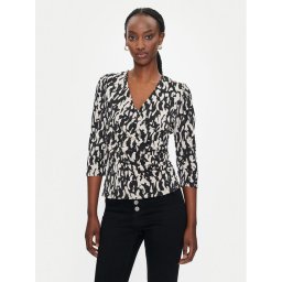 Morgan Blúz 242-TDIANE Fekete Slim Fit