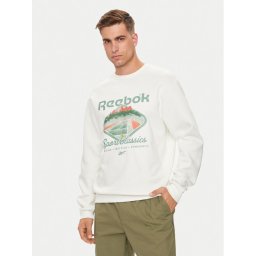 Reebok Pulóver Classic Court Sport 100075742 Fehér Regular Fit