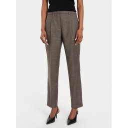 Weekend Max Mara Szövet nadrág Caldaia 2425136132 Barna Slim Fit