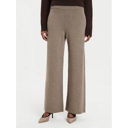 Weekend Max Mara Szövet nadrág Tennis 2425336012 Bézs Regular Fit