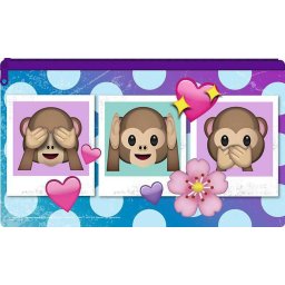 EMOJI Gyerek Neszesszer, tolltartó cipzáras