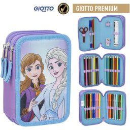 Disney Jégvarázs Sisters töltött tolltartó 3 emeletes Nr7
