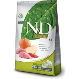N&D Dog Adult Medium/Maxi Boar & Apple Grain Free 12kg