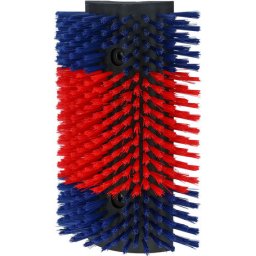 Kerbl félkör alakú vakarókefe istállóba (Szél.: 22 cm, Mély.: 9 cm, Mag: 50 cm | Szőrszálak hossza: 5 cm)