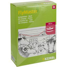 Kerbl FlyMaster istállói légyfogó szalag (400 m, komplett szett | 2.25 kg)