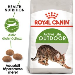 Royal Canin Outdoor - Szabadba gyakran kijáró, aktív felnőtt macska száraz táp 10kg