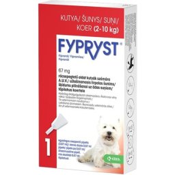 Fypryst rácsepegtető oldat kutyáknak (2-10 kg; 10 x 0,67 ml; 10 pipetta)