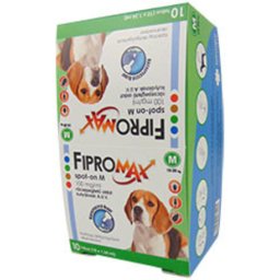 Fipromax spot-on kutyáknak (M; 10-20 kg) (10 pipetta)