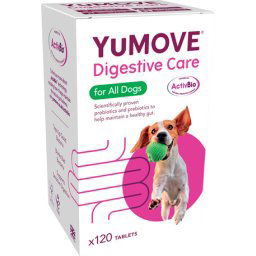Lintbells YuMOVE Digestive Care Dog l Probiotikum kutyáknak az egészséges emésztésért 120 tabletta