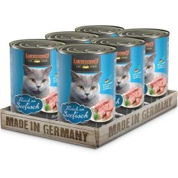 Leonardo tengeri halban gazdag konzerves macskaeledel (18 x 200 g) 3.6kg