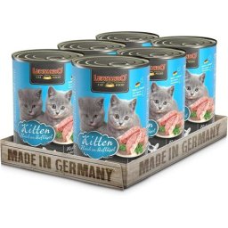 Leonardo Kitten baromfiban gazdag kiscica eledel (18 x 200 g) 3.6kg