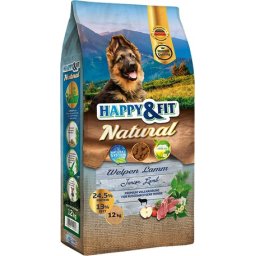 Happy&Fit Natural Welpen Lamm 12kg