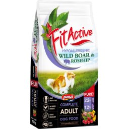 FitActive Pure Hypoallergenic Wild Boar & Rosehip (2 x 12 kg) 24kg