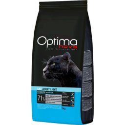 Visán Optimanova Cat Light Chicken & Rice 8kg