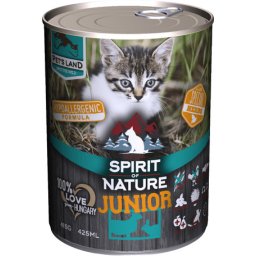 Spirit of Nature Cat Junior bárány- és nyúlhúsos konzerv (24 x 415 g) 9.96kg